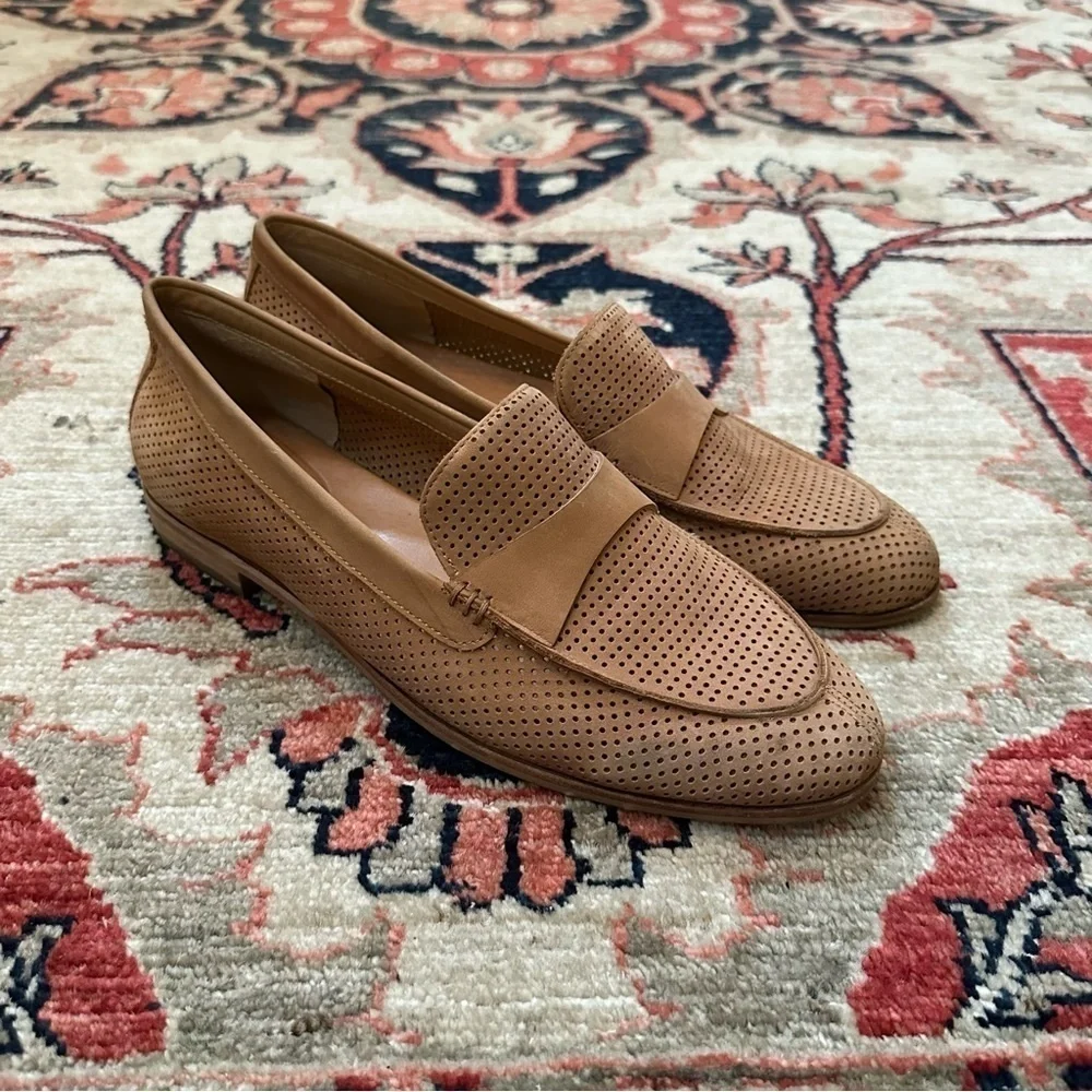 Corso Como Perforated Leather Carlynee Loafers